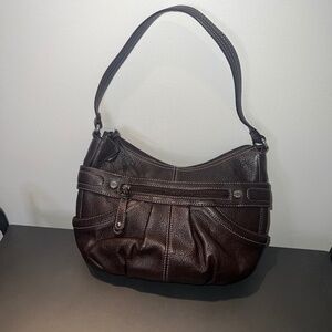 Tignanello Dark Brown Shoulder Bag